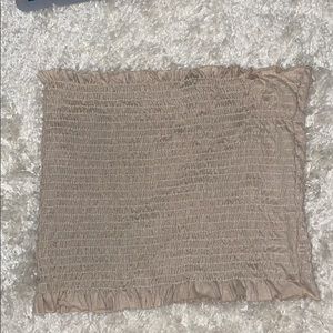 Tan/Brown Tube Top